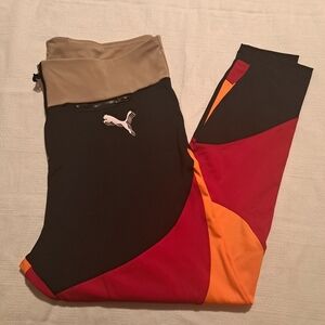 Puma Women's size XXL multi bright color Love leggings, NWOT